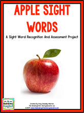Apple Sight Words Project