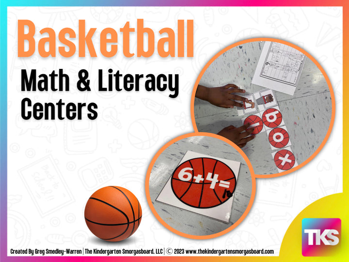 Basketball Math and Literacy Centers!