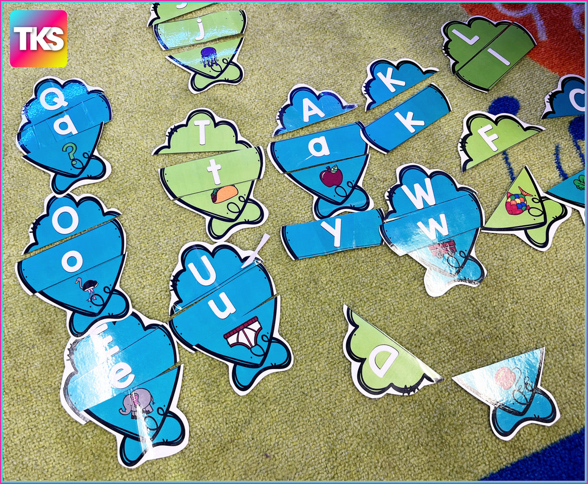 Shell Letters & Sounds – The Kindergarten Smorgasboard Online Store