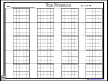 Christmas Ten Frame Cards Freebie