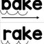 CVC-E Word Blending Cards