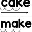 CVC-E Word Blending Cards
