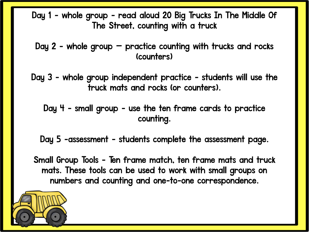 Digital Math It Up! Counting With Trucks