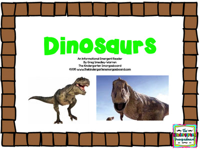 Dinosaurs! Emergent Reader