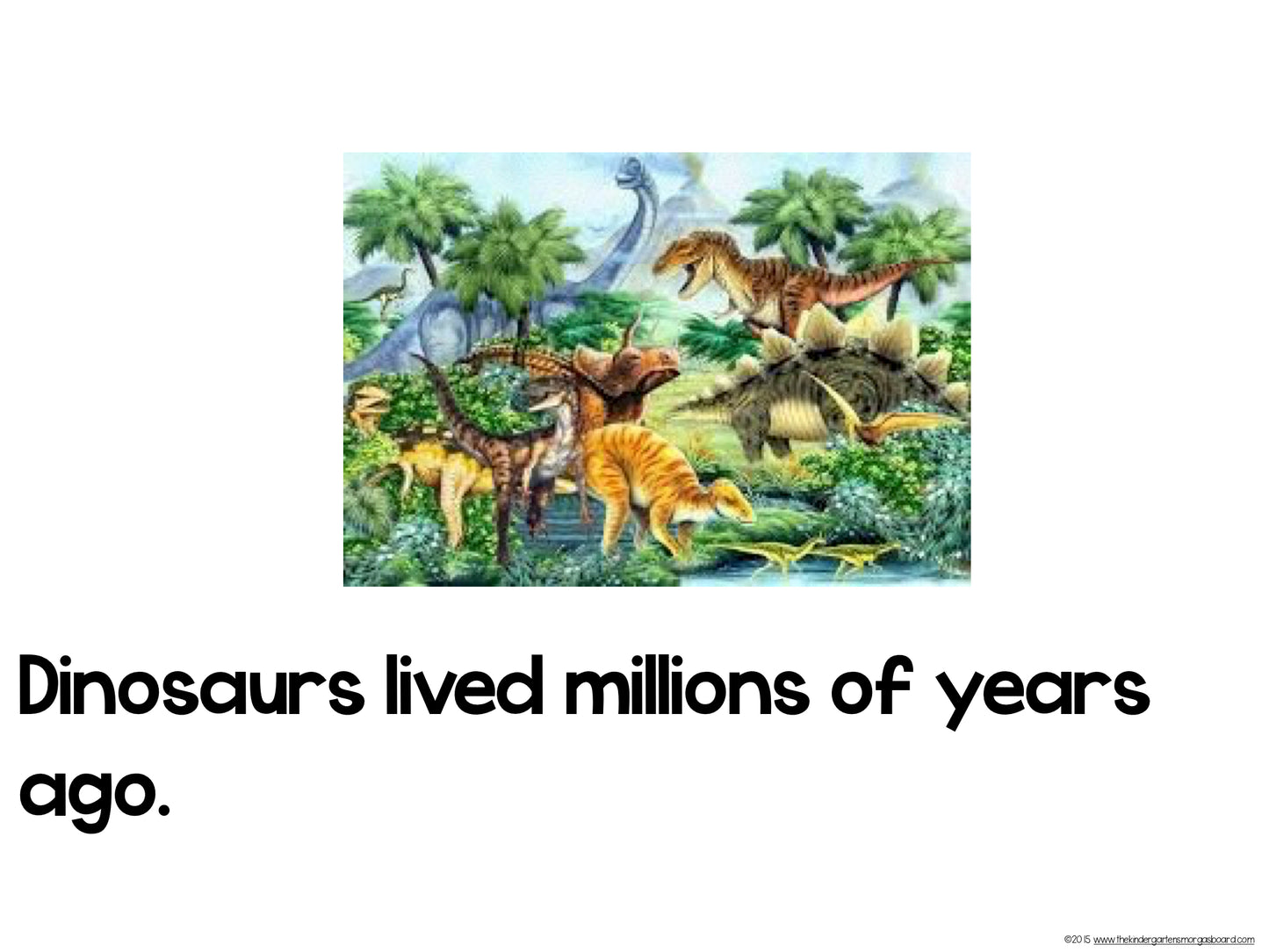 Dinosaurs! Emergent Reader