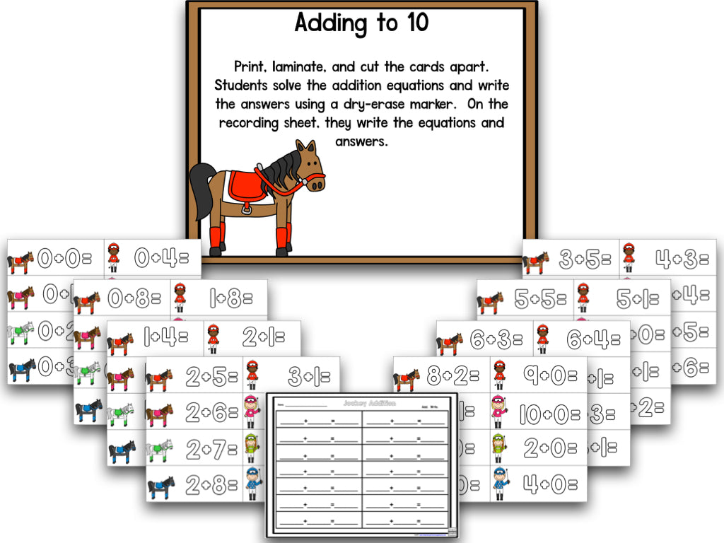Down the Stretch: Kentucky Derby Math and Literacy Centers