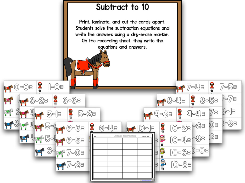 Down the Stretch: Kentucky Derby Math and Literacy Centers