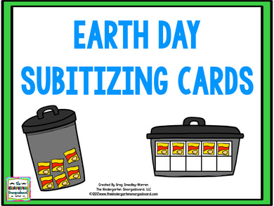 Earth Day Subitizing