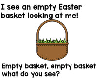 Easter Bunny, Easter Bunny, What Do You See? Emergent Reader