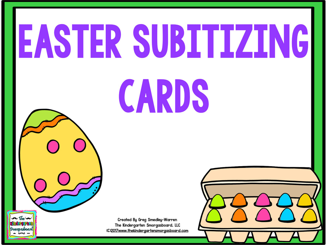 Easter Subitizing Cards