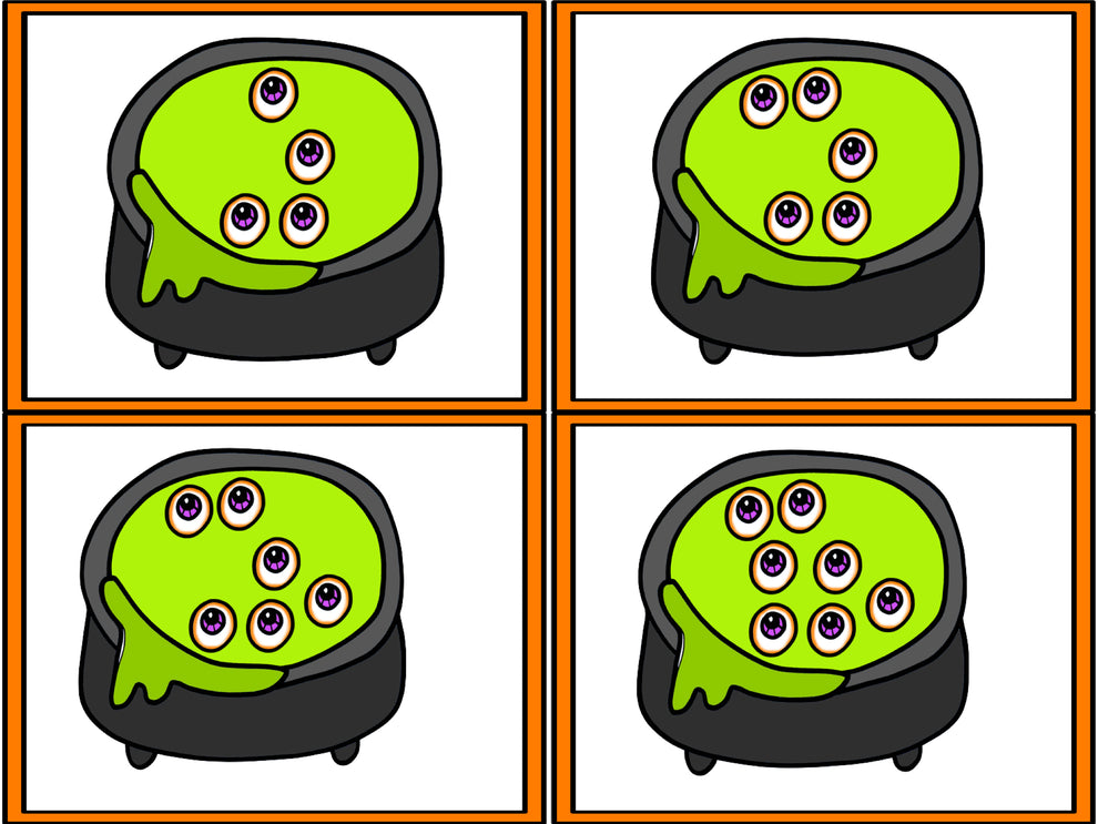 Halloween Subitizing Cards – The Kindergarten Smorgasboard Online Store