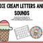 Ice Cream Letters & Sounds
