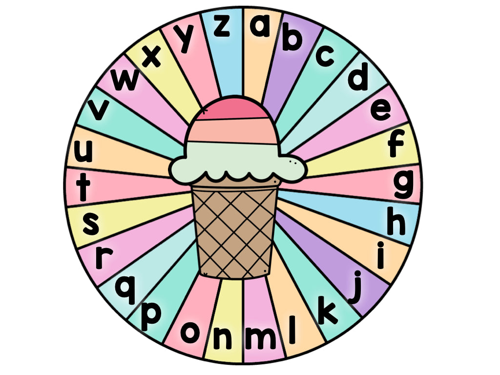 Ice Cream Letters & Sounds