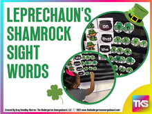 Leprechaun's Shamrock Editable Sight Words