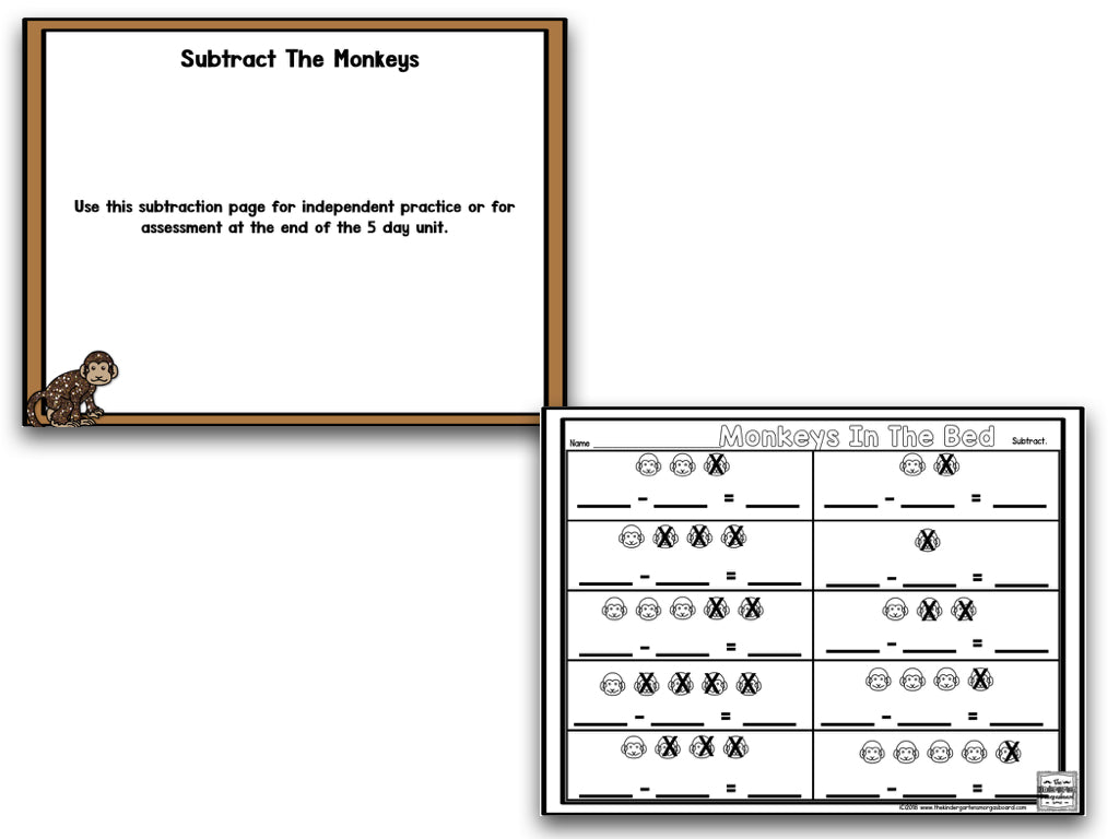 Math It Up! Subtracting Monkeys