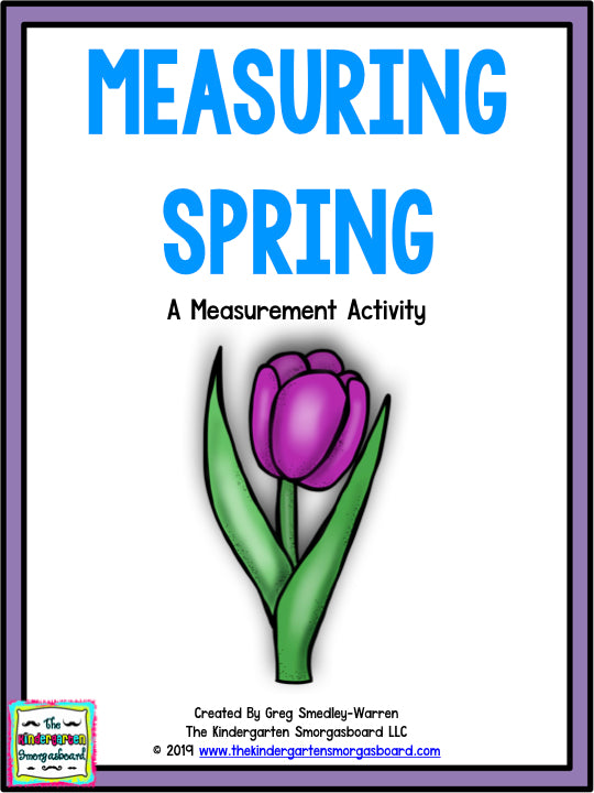 Measuring Spring – The Kindergarten Smorgasboard Online Store