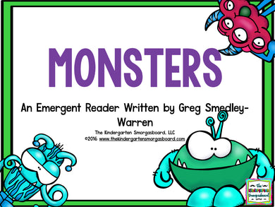 Monsters! Emergent Reader
