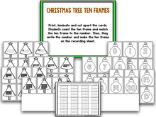 Christmas Tree Blackline Math and Literacy Centers