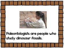 Paleontologists Emergent Reader