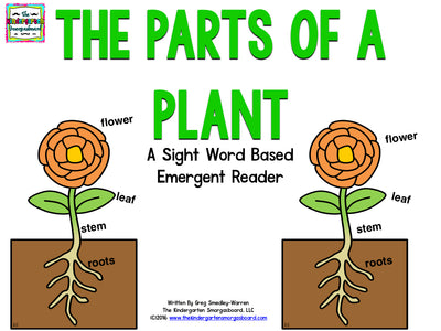 The Parts of a Plant Emergent Reader