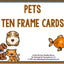 Pets Ten Frame Cards