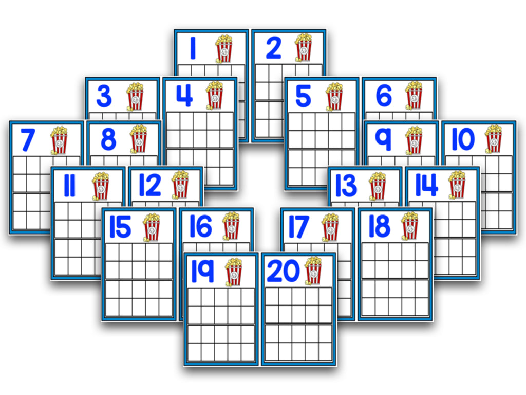 Digital Ten Frame Cards