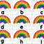Rainbow Letters & Sounds Freebie