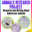 Rainforest Animals Research Project