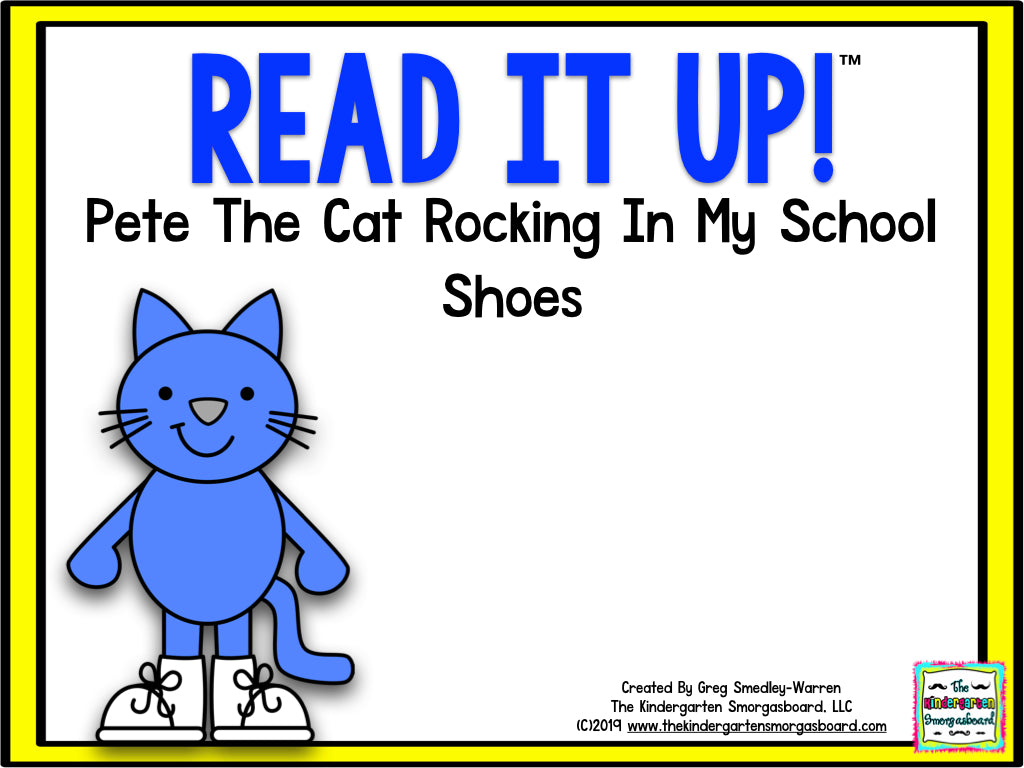Read It Up! Pete the Cat Rocking in My School Shoes The Kindergarten Online Store