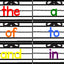 Colorful Sentence Strip Sight Words