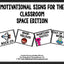Motivational Signs - Space Theme