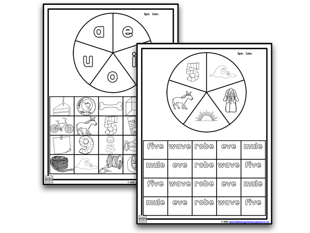 Spin and Learn Take Home Packet