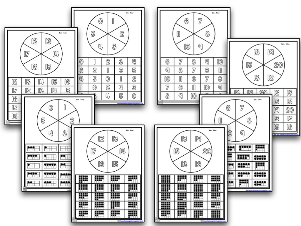 Spin and Learn Take Home Packet