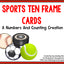 Sports Ten Frame Cards