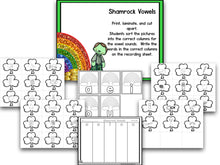 St. Patrick's Day Blackline Math and Literacy Centers