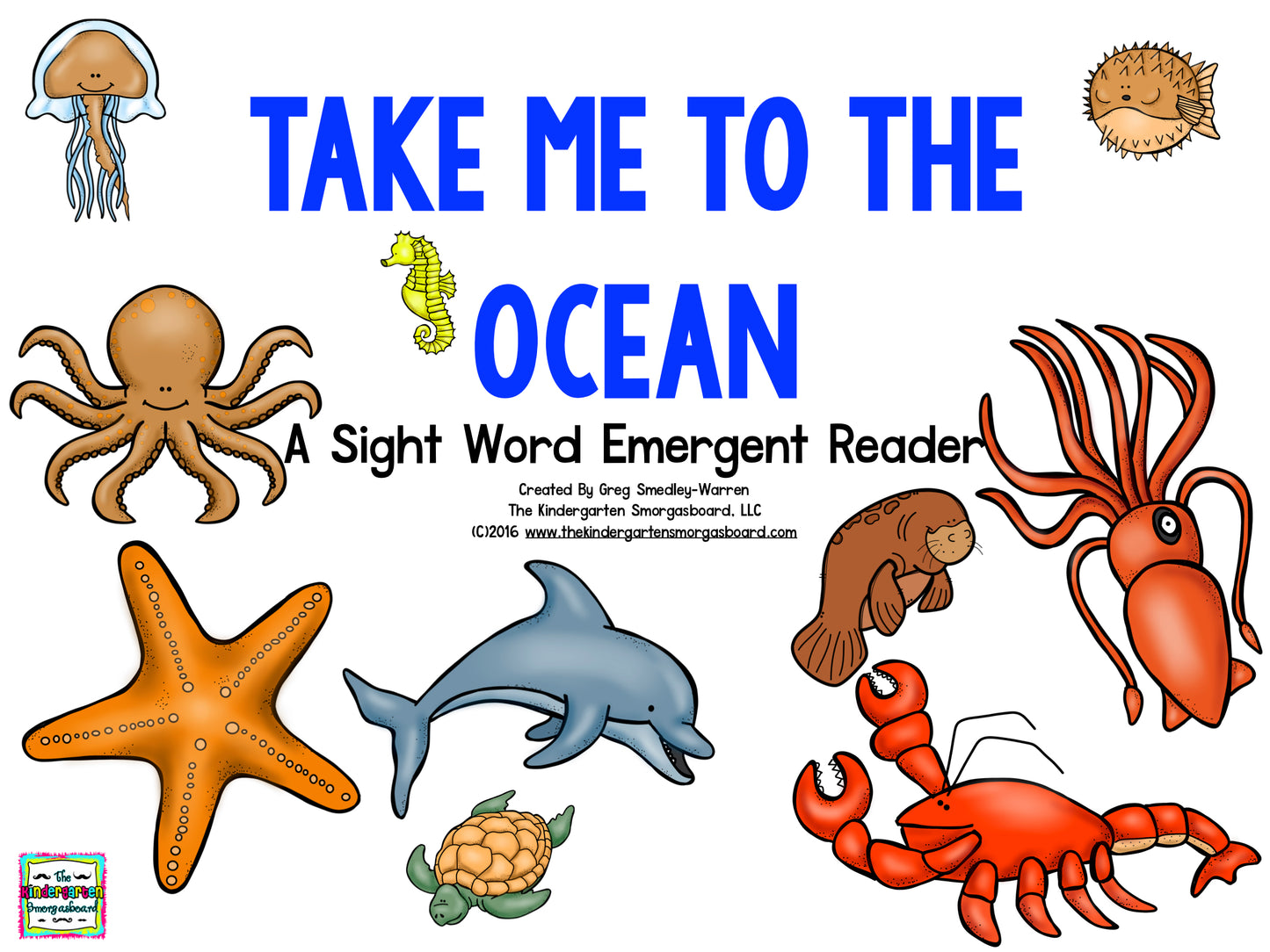 Take Me to the Ocean Emergent Reader