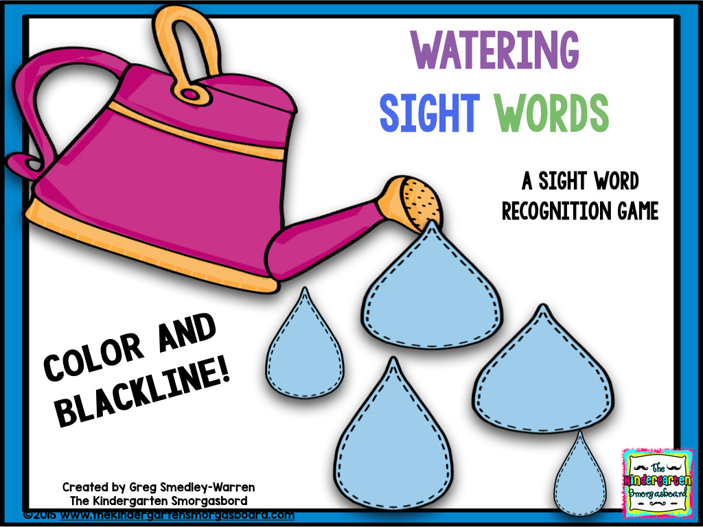 Watering Sight Words Game
