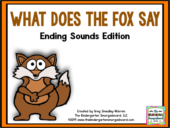 What Does the Fox Say? An Ending Sounds Creation