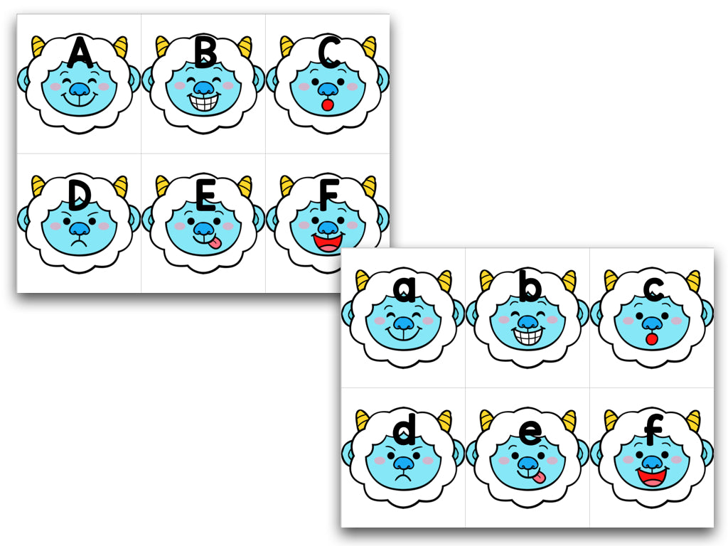Yeti Emoji Letters and Sounds