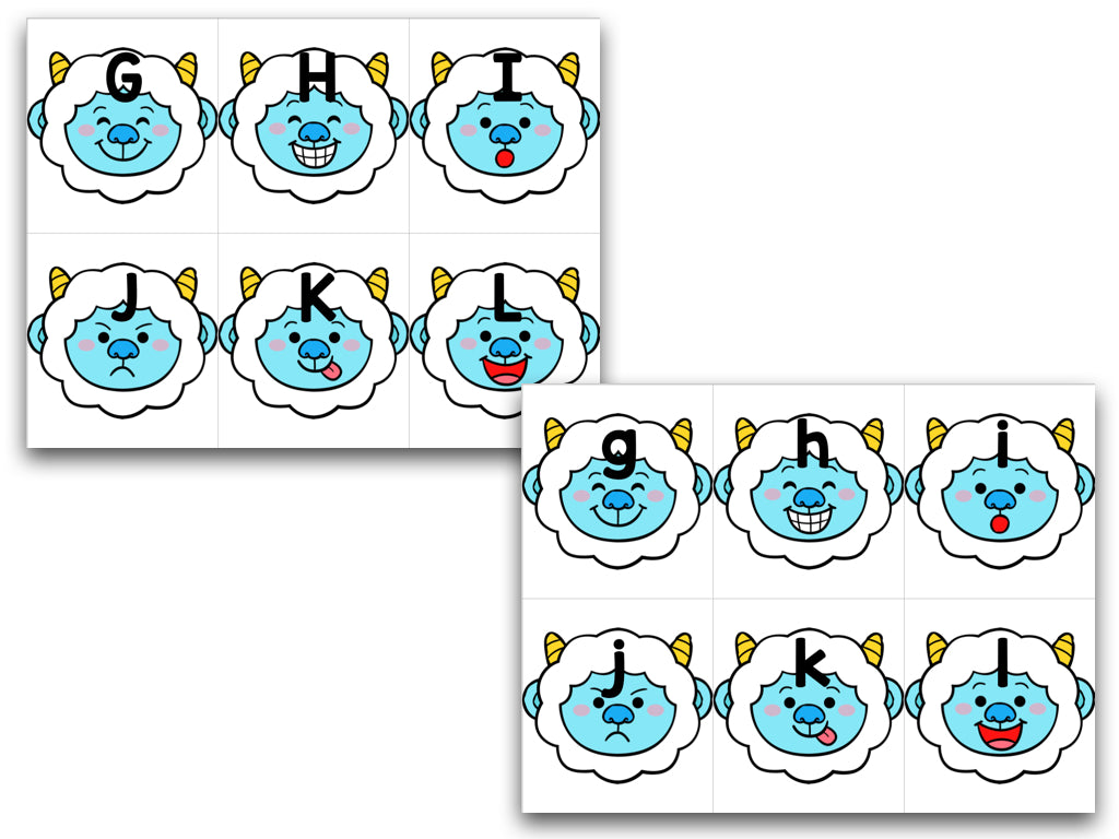 Yeti Emoji Letters and Sounds