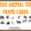 Zoo Animal Ten Frame Cards