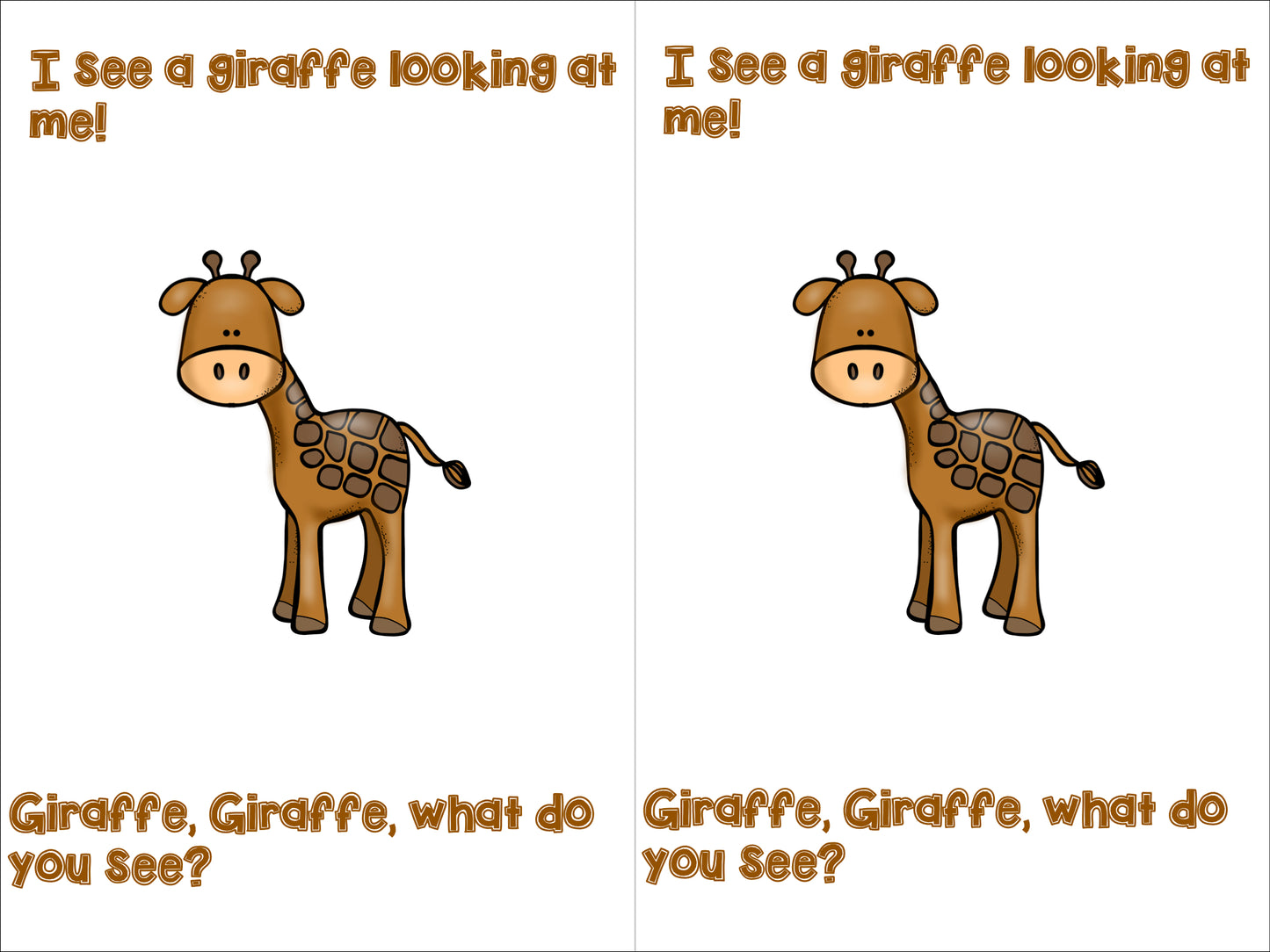Zookeeper, Zookeeper, What Do You See? Emergent Reader